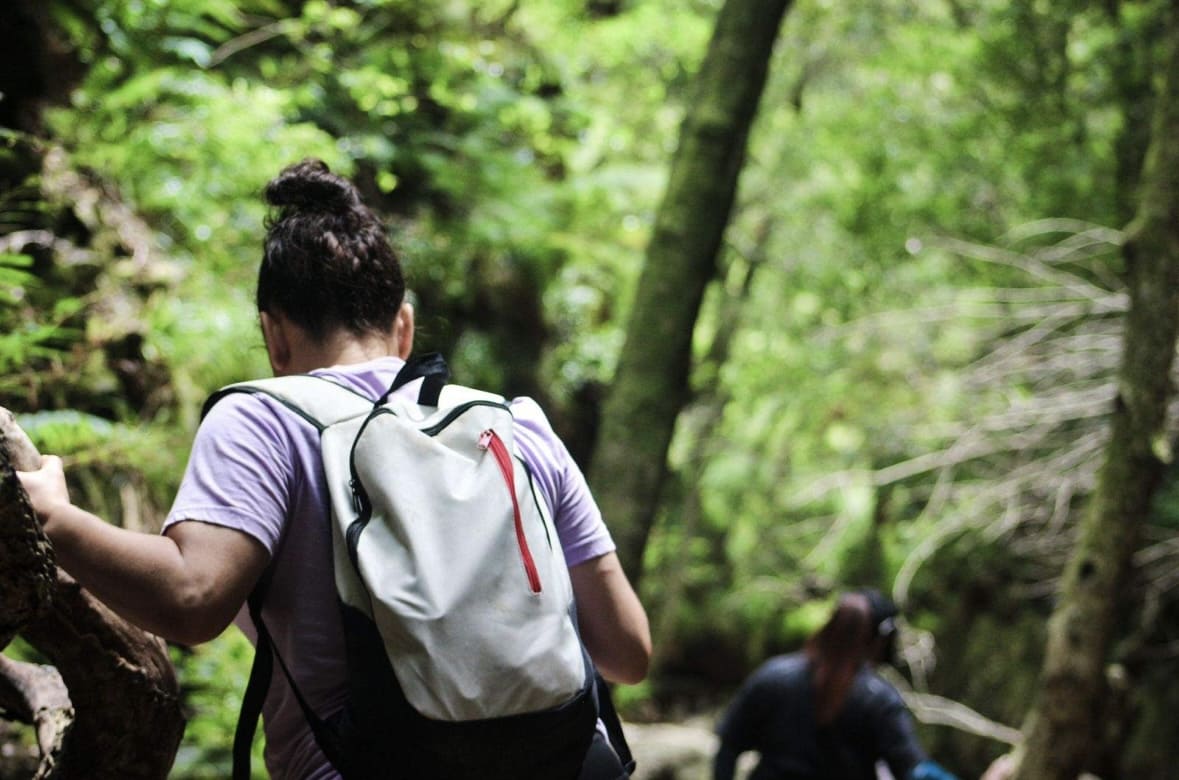 Backpack HIking woman Cape Town